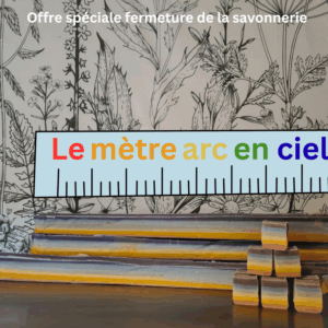 le savon au mètre savon arc en ciel
